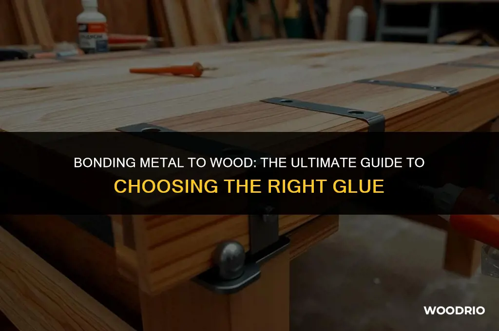 what glue will bong metal to wood