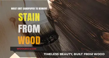 Effective Grit Sandpaper Selection for Removing Stains from Wood Surfaces