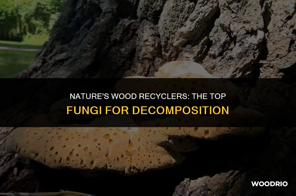 what group of fungi is best at decomposing wood