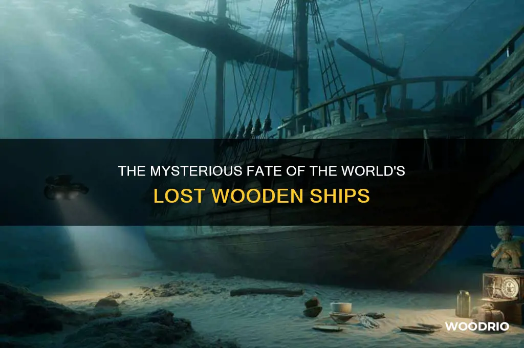 what happened to all the old wood ships