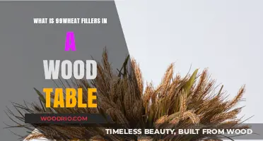 Understanding 99% Wheat Fillers in Wood Table Construction