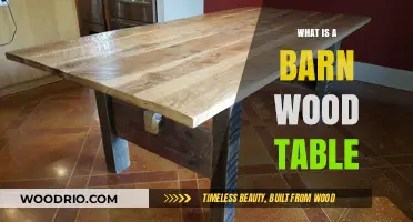 Rustic Charm: Understanding the Beauty of a Barn Wood Table