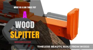 Understanding Log Tables: Essential Tool for Efficient Wood Splitting