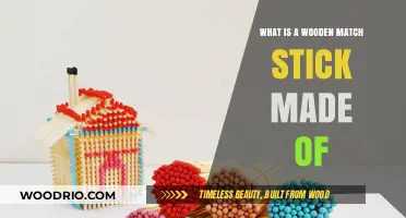 Exploring the Composition of Wooden Matchsticks: A Detailed Breakdown
