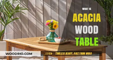 Discover the Beauty and Durability of Acacia Wood Tables