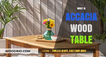 Discover the Beauty and Durability of Acacia Wood Tables