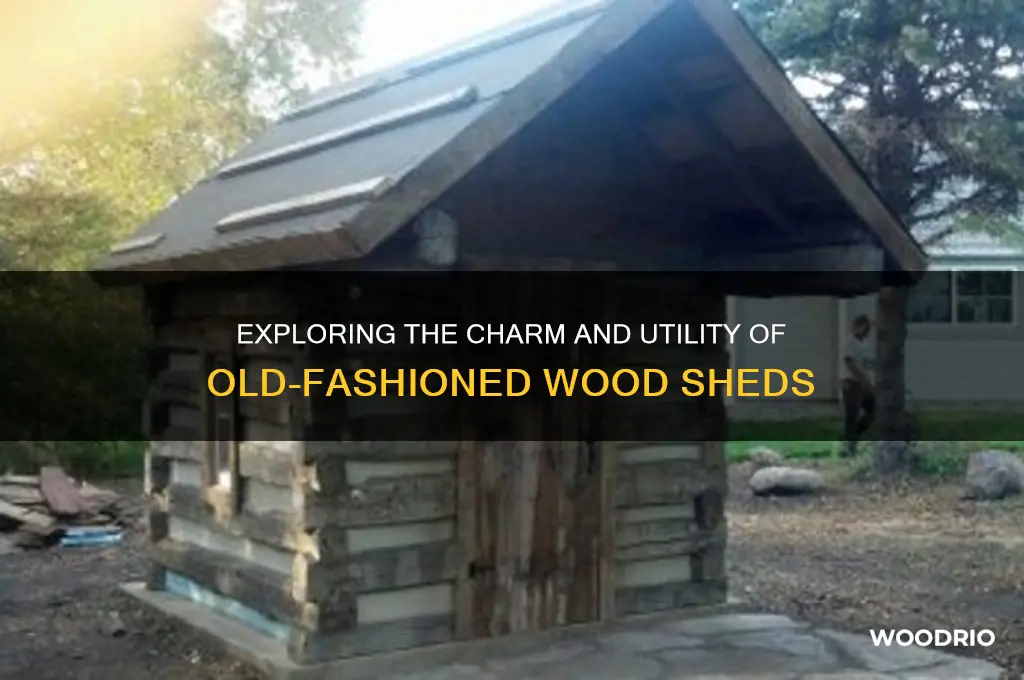 what is an old fashioned wood shed