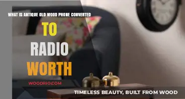 Antique Wood Phone Converted to Radio: Value and Worth