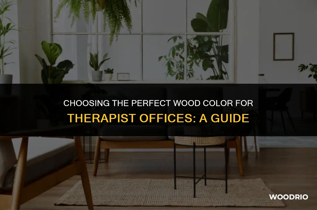 what is best color wood for therapists