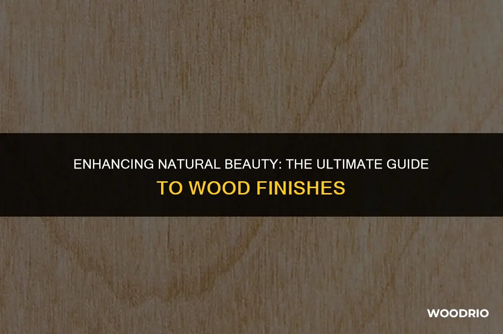 what is best finish for natural wood