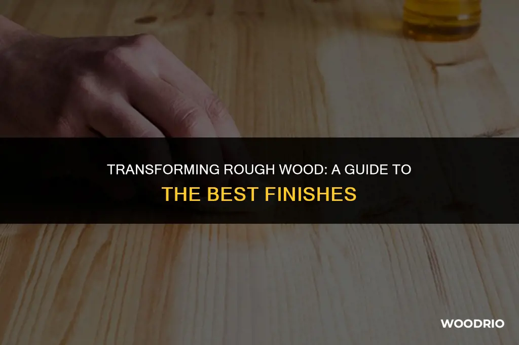 what is best finish for rough wood