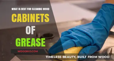 Effective Methods to Clean Grease off Wood Cabinets
