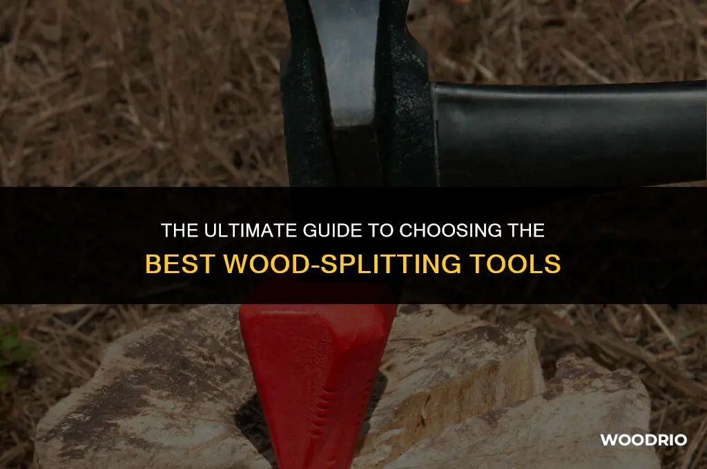 what is best for splitting wood