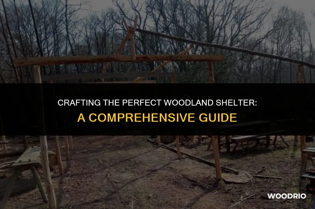 what is best shelter to make in the woods