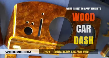 Enhancing Your Ride: Top Finishes for a Wooden Car Dashboard