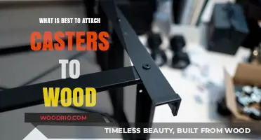 Smooth Rolling: Top Tips for Attaching Casters to Wood