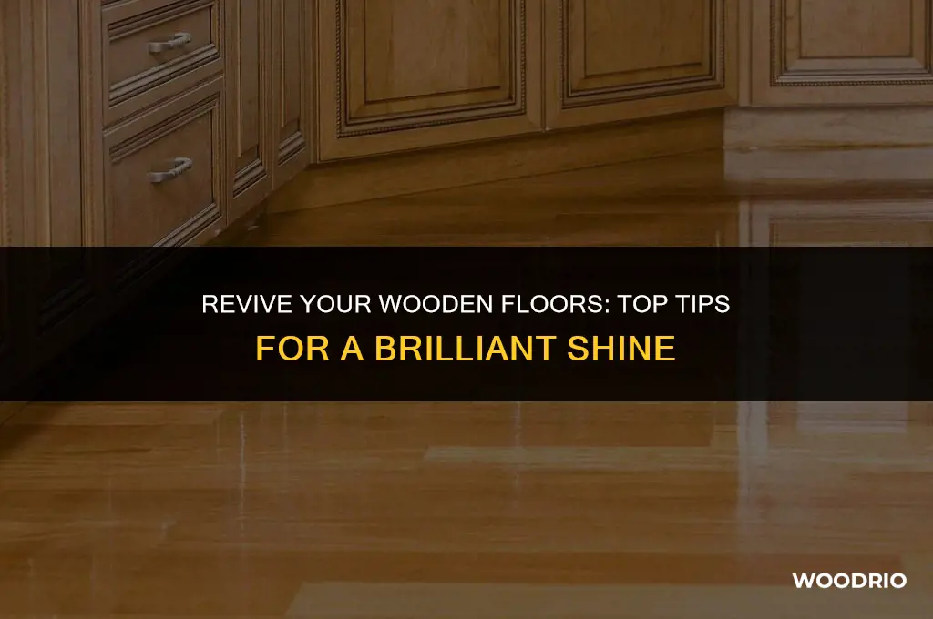 what is best to make wooden flloors shine