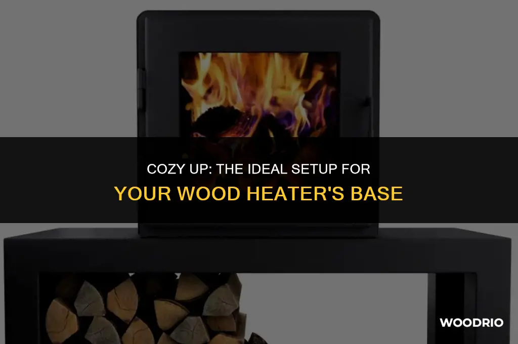 what is best to put under a wood heater