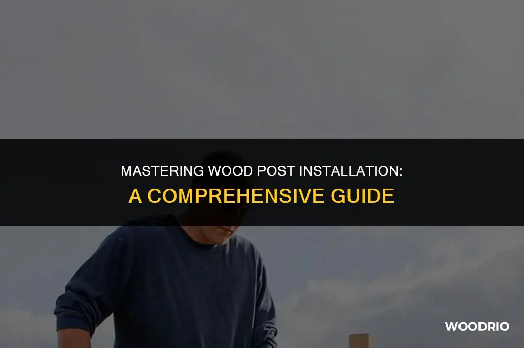 what is best way to set wood post