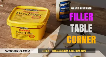 Top Wood Filler Options for Repairing Table Corner Damage