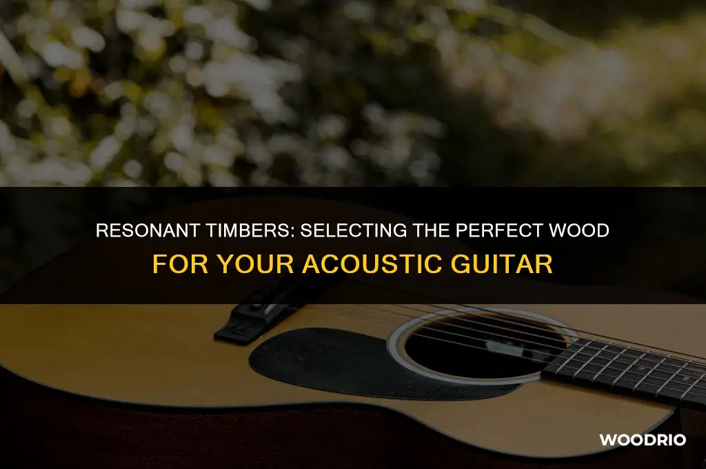 what is best wood for acoustic guitar