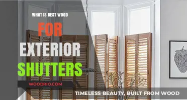 Choosing the Perfect Wood for Exterior Shutters: A Comprehensive Guide