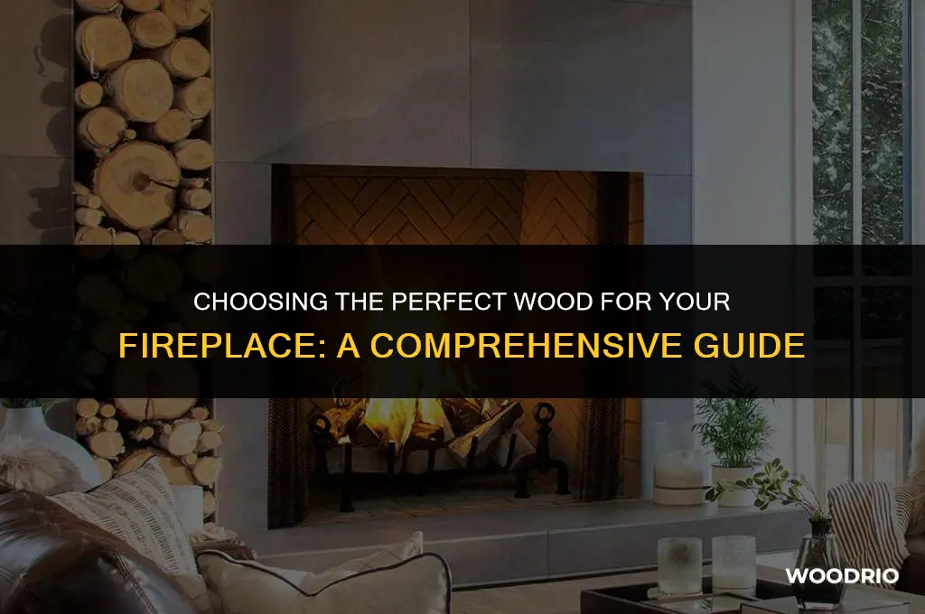 what is best wood for fireplace