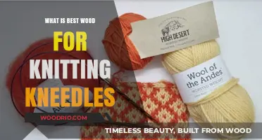 Crafting Comfort: Selecting the Perfect Wood for Knitting Needles