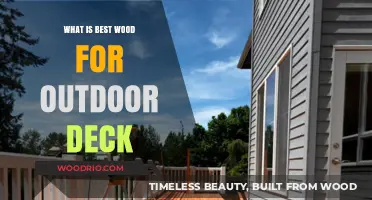 Choosing the Perfect Wood for Your Outdoor Deck: A Comprehensive Guide