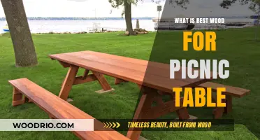 Choosing the Perfect Wood for Your Durable Picnic Table