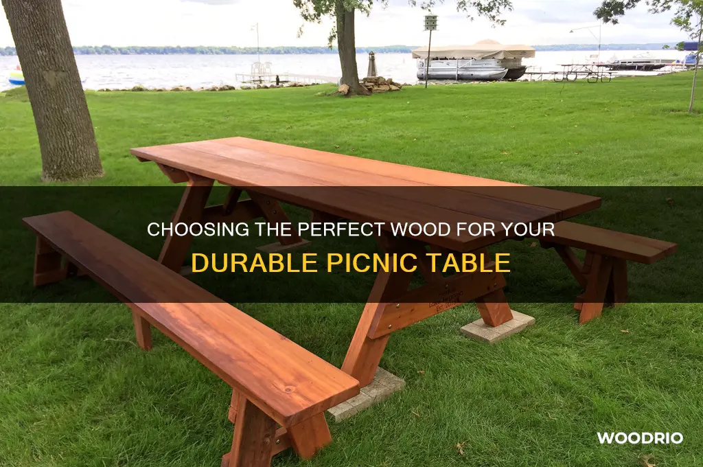 what is best wood for picnic table