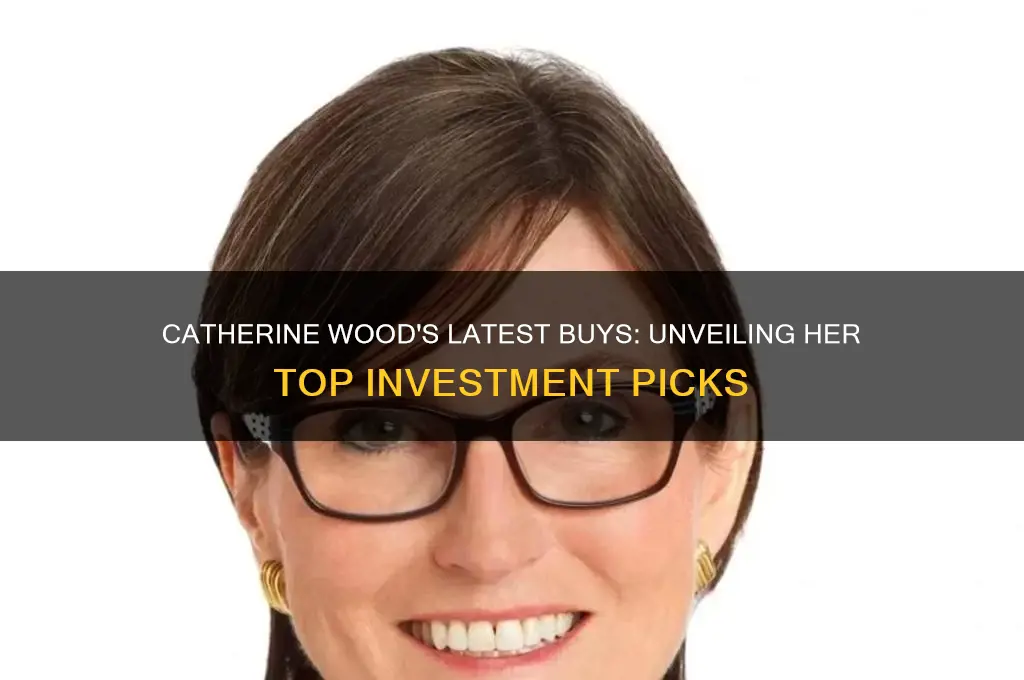 what is catherine wood buying