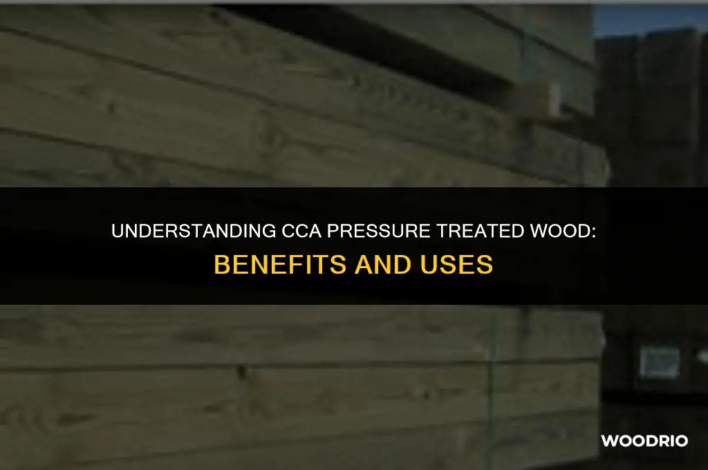 what is cca pressure treated wood
