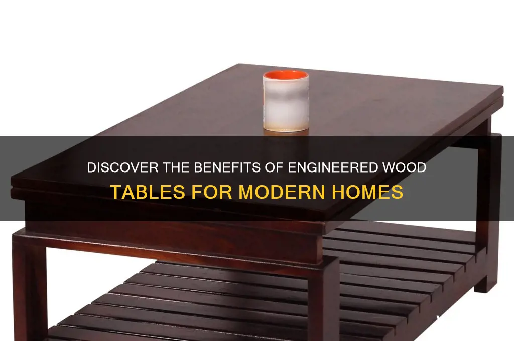 what is engineered wood table