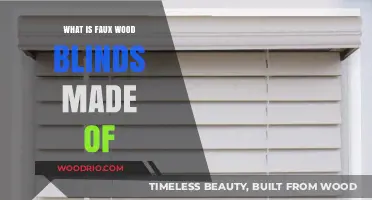 Unveiling the Secrets: What Faux Wood Blinds Are Really Made Of