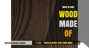 Unveiling the Secrets: What Materials Make Up Faux Wood?