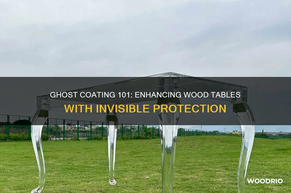 what is ghost coating a wood table