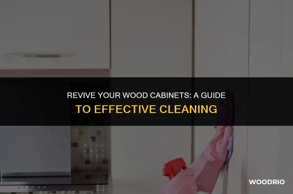 what is good to clean wood cabinets