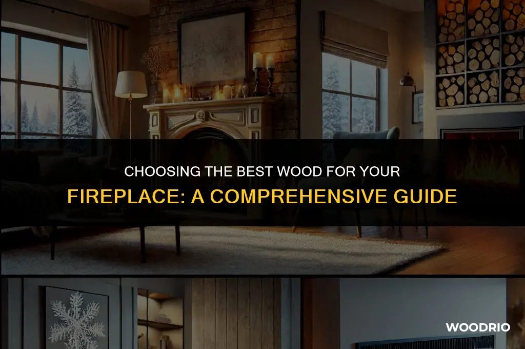 what is good wood to burn in fireplace