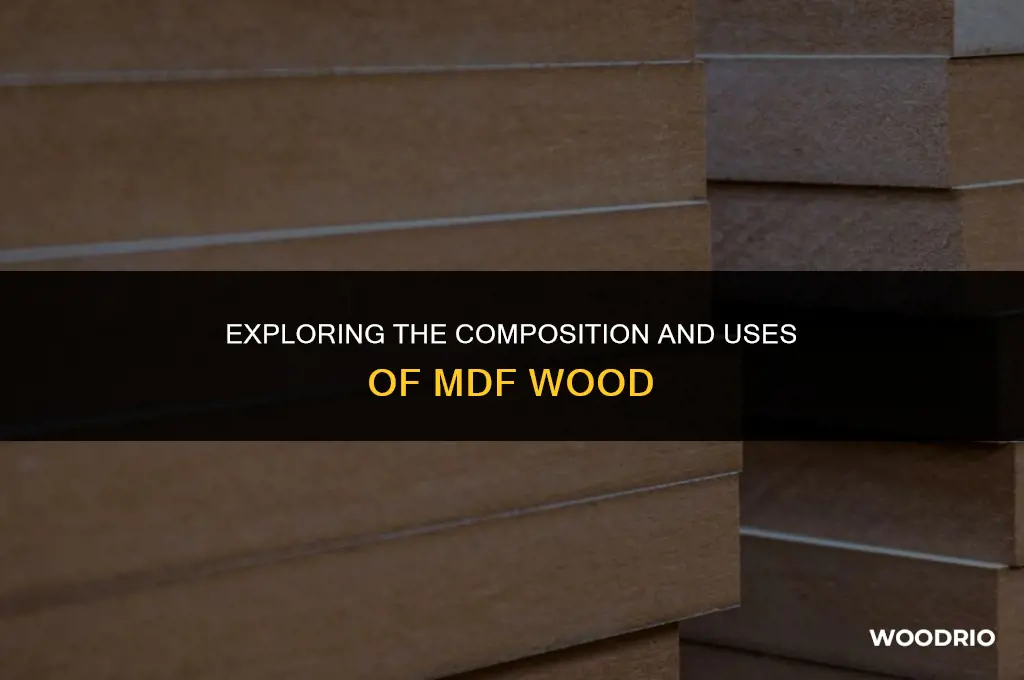 what is mdf wood made of