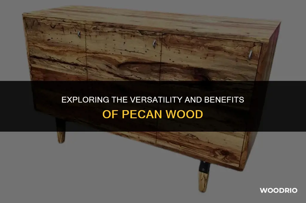 what is pecan wood good for