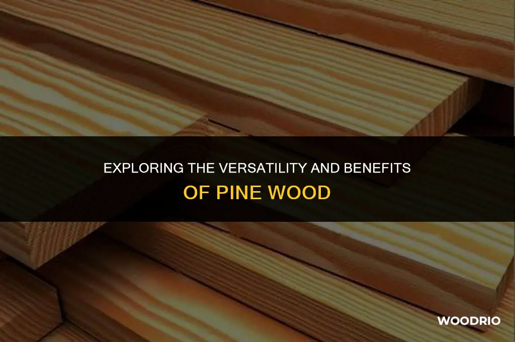 what is pine wood good for