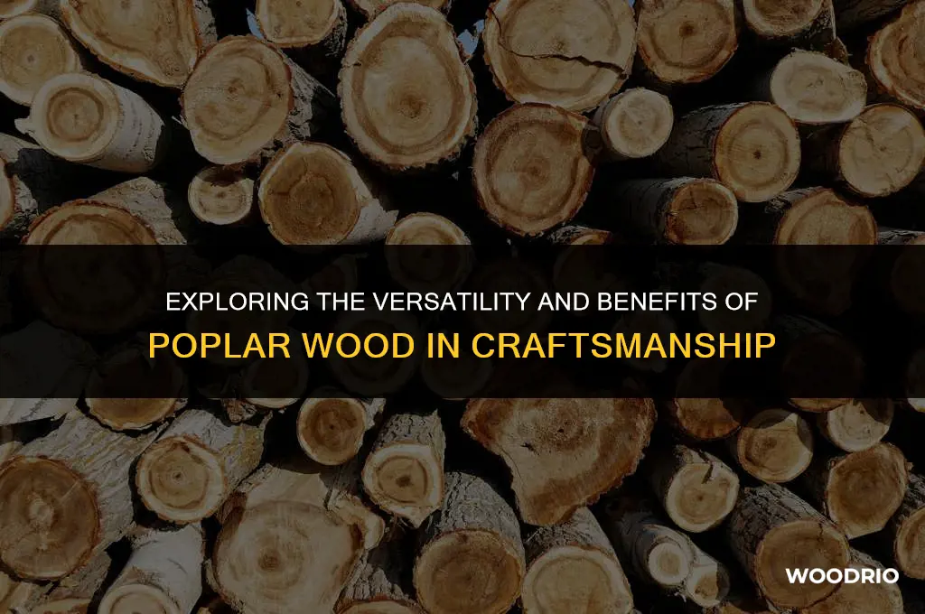 what is poplar wood good for