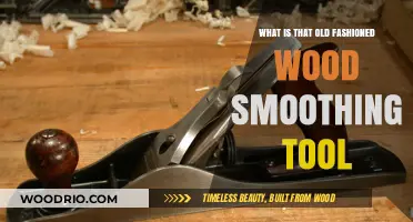 Unveiling the Timeless Charm of the Vintage Wood Smoothing Tool