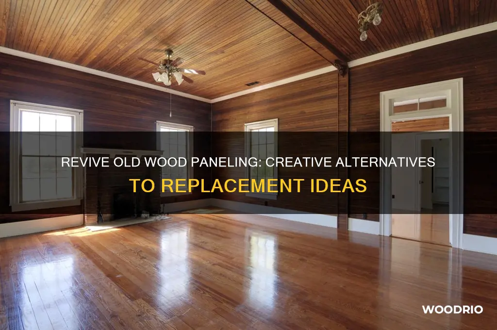 what is the alternative to replacing old wood paneling