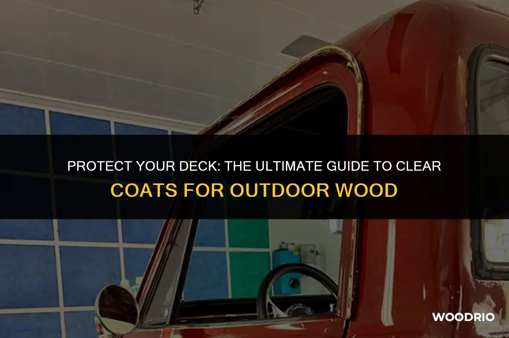 what is the best clear coat for outdoor wood decks
