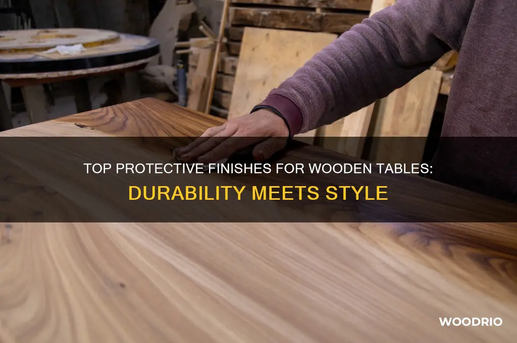 what is the best covering for a wooden table
