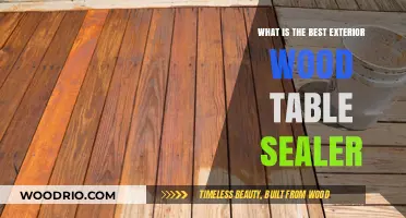 Top Exterior Wood Table Sealers: Protect Your Outdoor Furniture