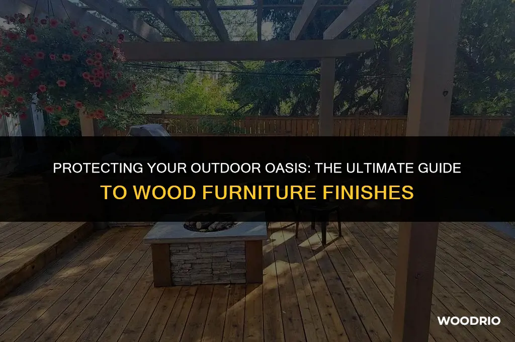 what is the best finish for outdoor wood furniture