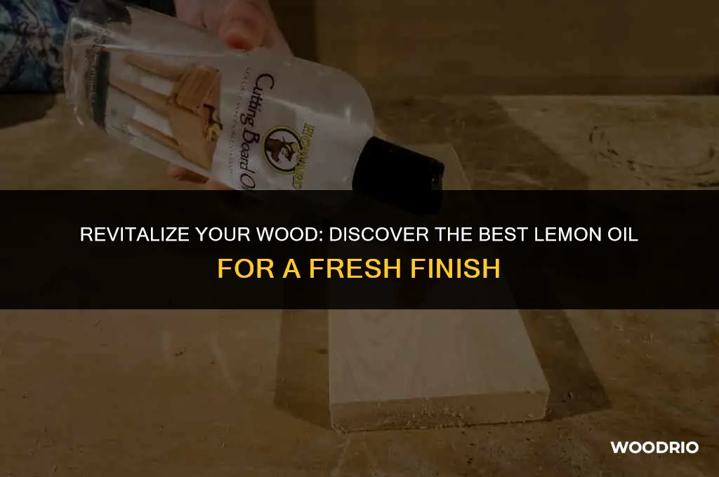what is the best lemon oil for wood